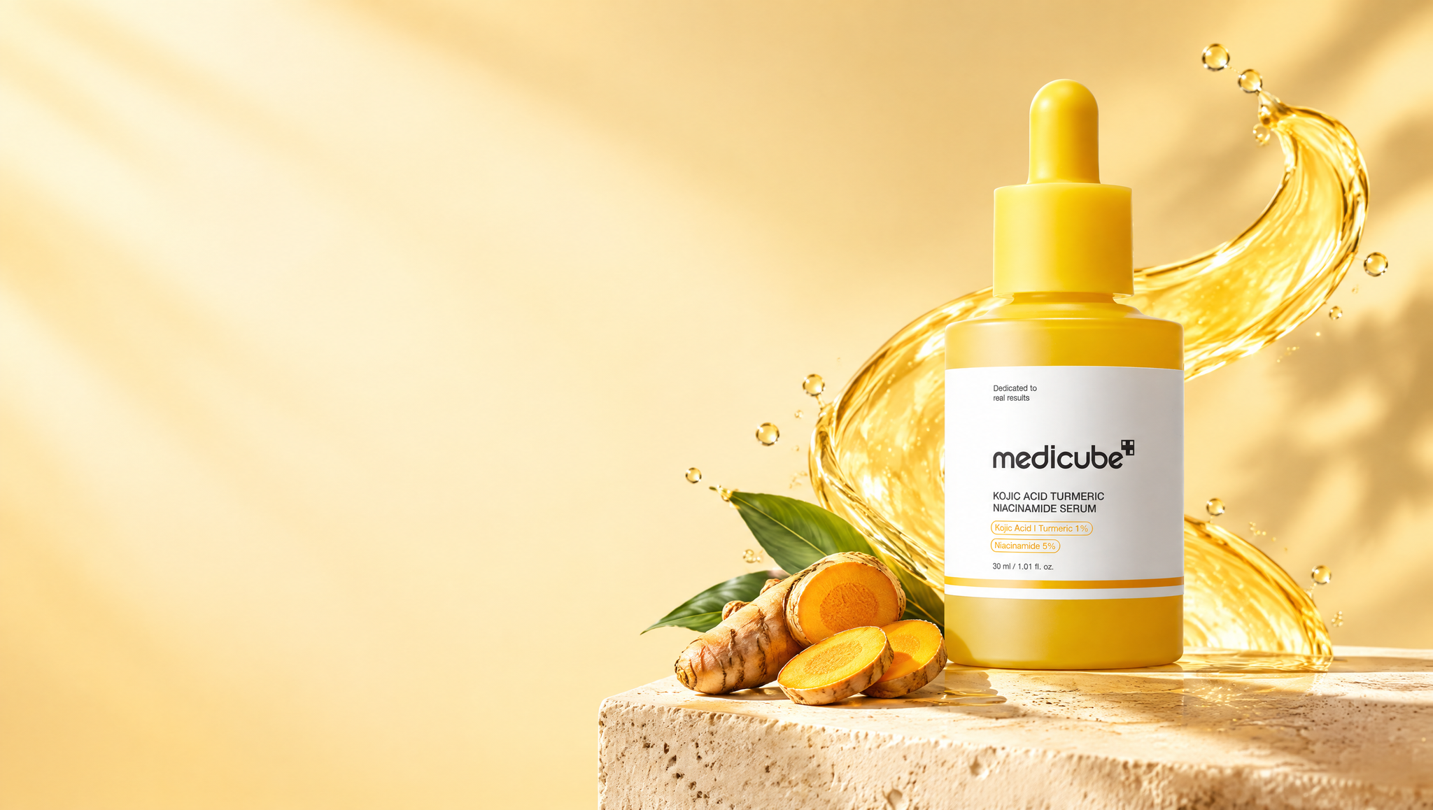 Sérum Iluminador Medicube Ácido Kójico + Cúrcuma