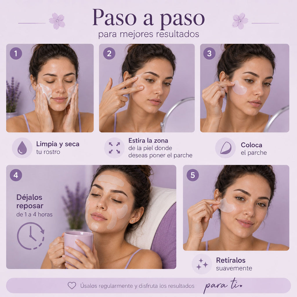 Set de parches antiarrugas reutilizables SP-3 — UNIIK4U