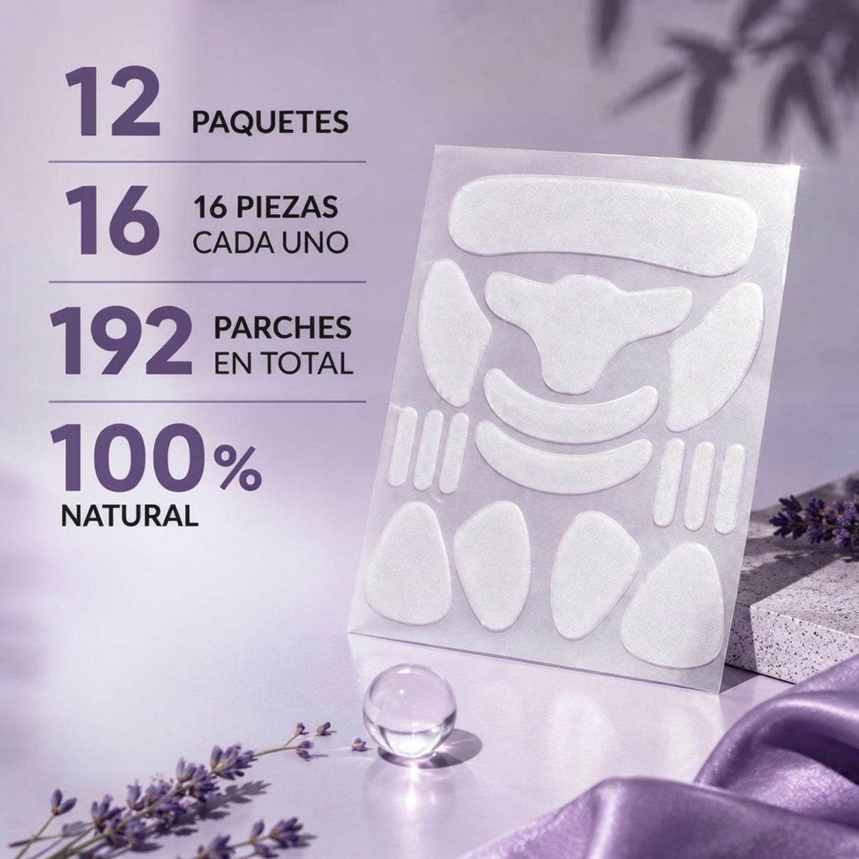 Parche antiarrugas SP-3 detalle de la silicona adaptable — UNIIK4U